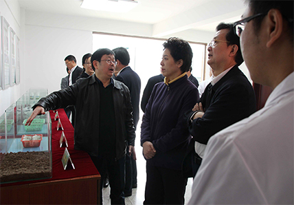 省委副書記烏蘭參觀湖南省天敵繁育中心